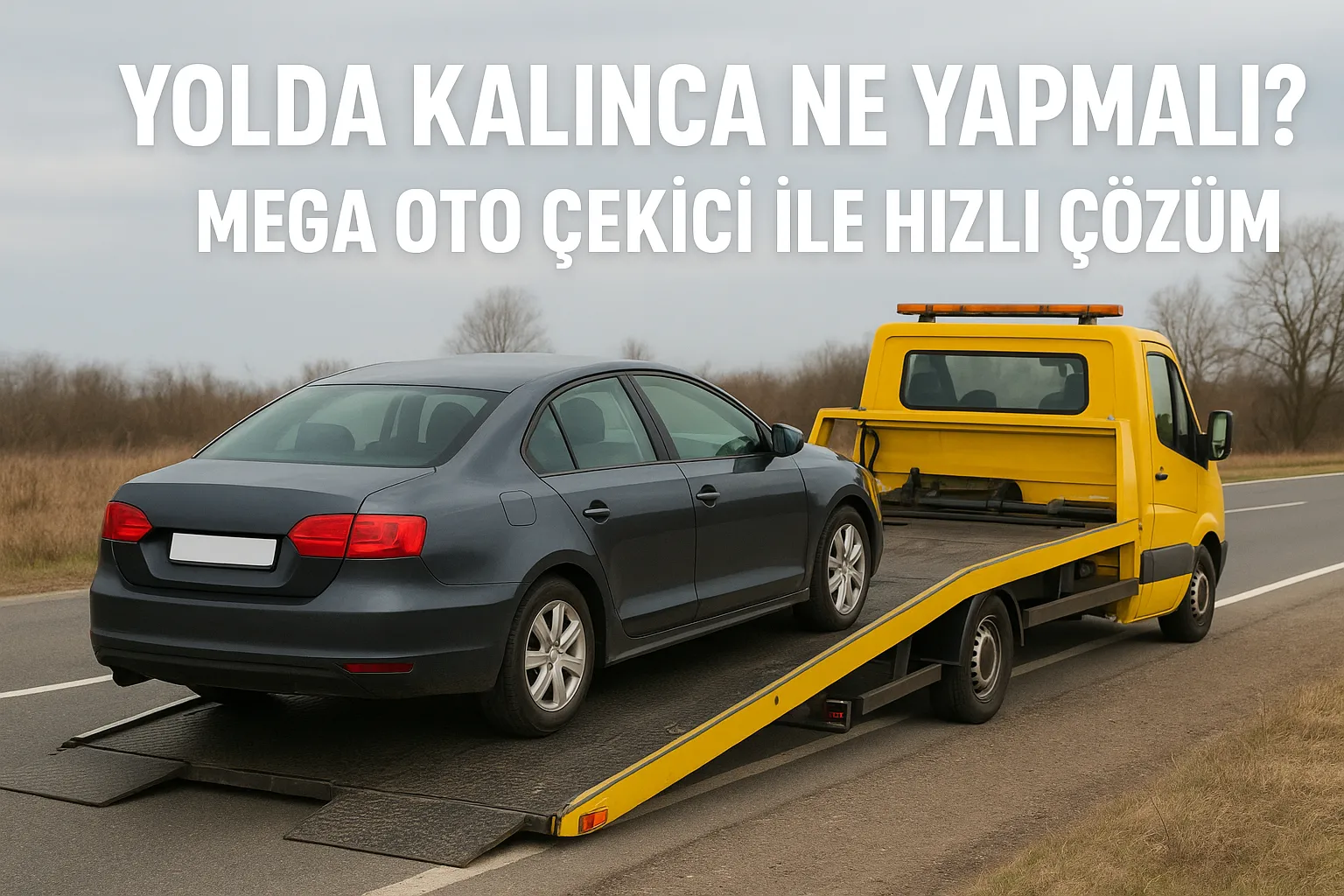 Yolda Kalınca Ne Yapmalı? Mega Oto Çekici ile Hızlı Çözüm